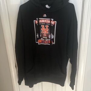 Majestic Black New York Mets Champions Hoodie